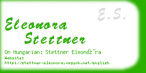 eleonora stettner business card